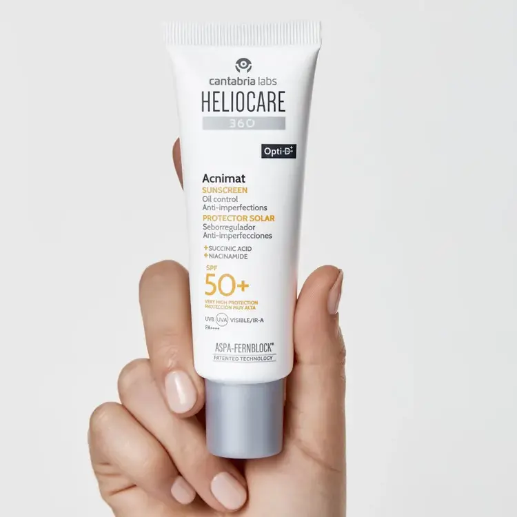 Heliocare 360 Acnimat Солнцезащитный крем SPF 50 для кожи, склонной к акне 50 мл