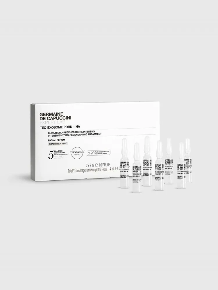 Germaine de Capuccini Expert Lab Гель с экзосомами интенсивный для увлажнения и регенерации 7 ампул по 2 мл 