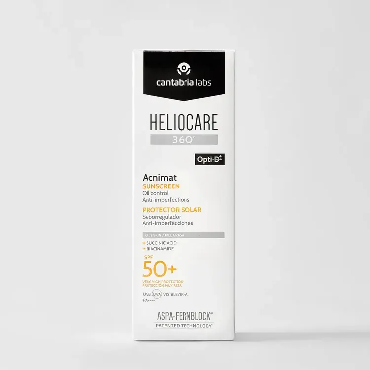 Heliocare 360 Acnimat Солнцезащитный крем SPF 50 для кожи, склонной к акне 50 мл